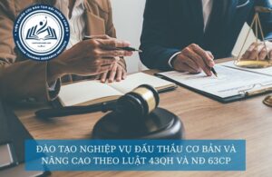 Đào Tạo Nghiệp Vụ Đấu Thầu Cơ Bản và Nâng Cao theo Luật 43qh và NĐ 63cp datao nghiep vu dauthau coban luat43 63 300x195