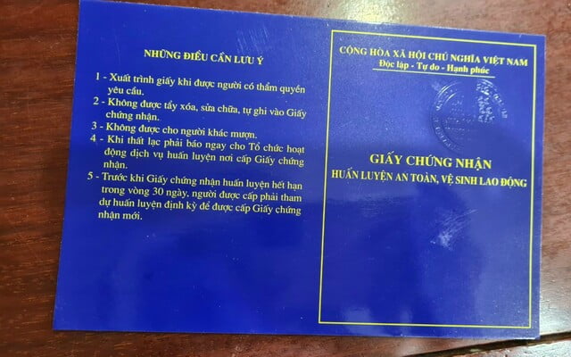 Đội ngũ giảng viên đều là những người có kinh nghiệm cho được cấp phép học chứng chỉ an toàn lao động