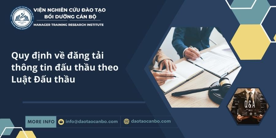 Quy định về đăng tải thông tin đấu thầu theo Luật Đấu thầu Quy định về đăng tải thông tin đấu thầu theo Luật Đấu thầu