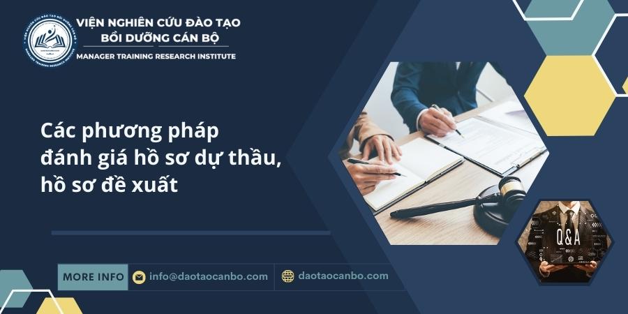 Các phương pháp đánh giá hồ sơ dự thầu, hồ sơ đề xuất cac phuong phap danh gia ho so du thau